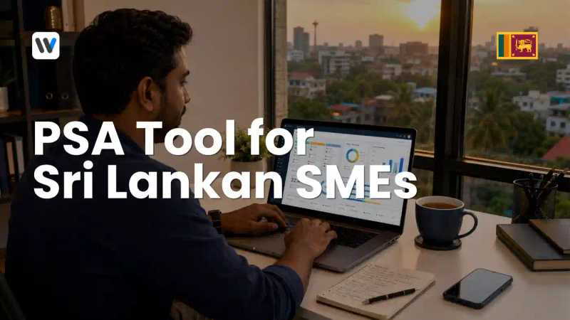 PSA tool for SMEs Sri Lanka, professional services automation, Worklenz PSA, project management software for small business